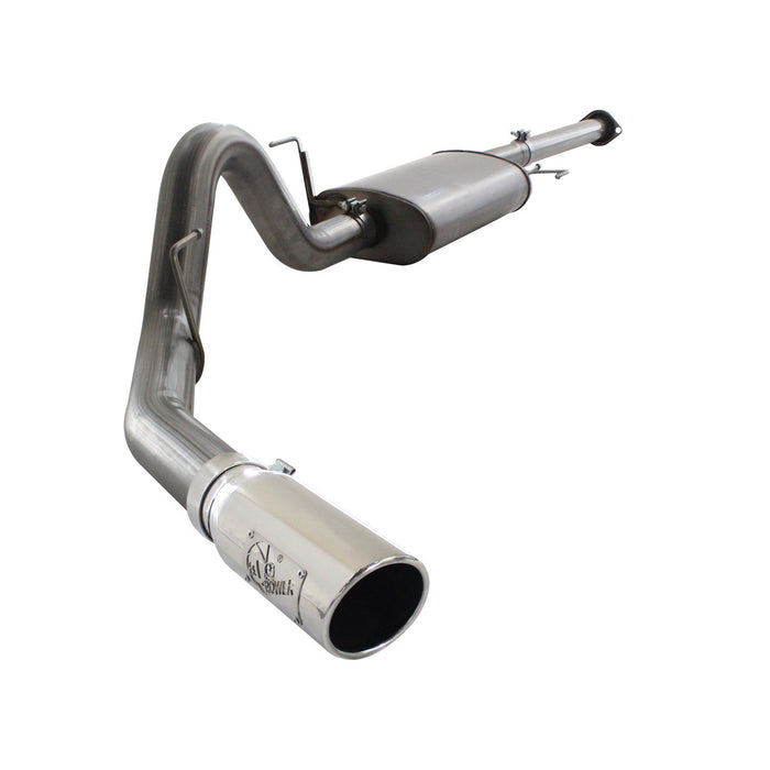 aFe Power Mach Force-Xp 3 IN to 3-1/2 IN 409 Stainless Steel Cat-Back Exhaust Ford F-150 11-14 V6-3.5L (tt)