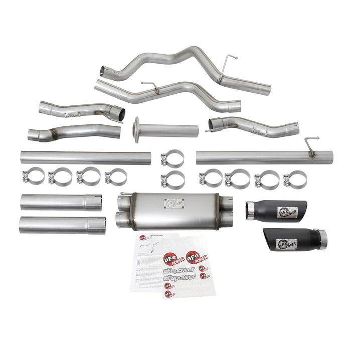 aFe Power Mach Force-Xp 3 IN 409 Stainless Steel Cat-Back Exhaust System Ford F-150 Raptor 17-20 V6-3.5L (tt)