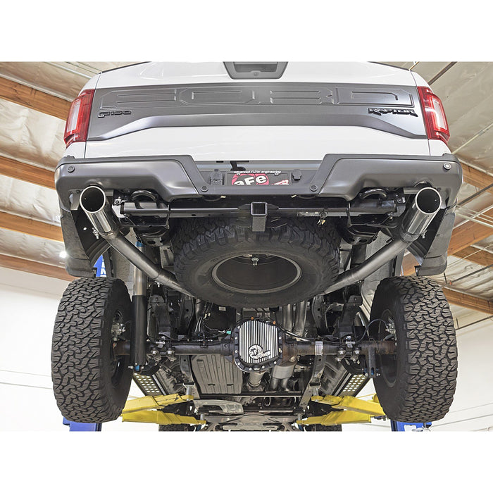 aFe Power Mach Force-Xp 3 IN 409 Stainless Steel Cat-Back Exhaust System Ford F-150 Raptor 17-20 V6-3.5L (tt)