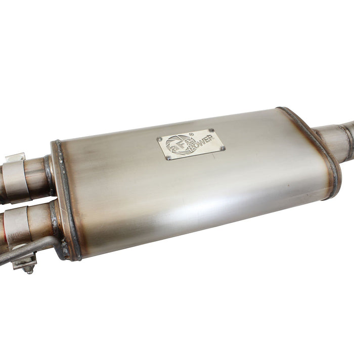 aFe Power Rebel Series 3 IN to 2-1/2 IN 409 Stainless Steel Cat-Back Exhaust w/Black Tip Ford F-150 Raptor 10-14 V8-6.2L