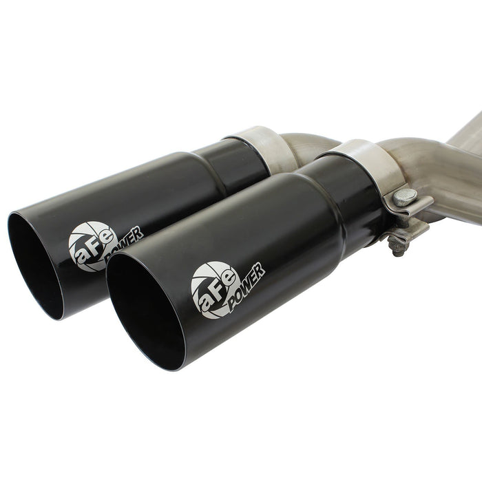 aFe Power Rebel Series 3 IN to 2-1/2 IN 409 Stainless Steel Cat-Back Exhaust w/Black Tip Ford F-150 Raptor 10-14 V8-6.2L