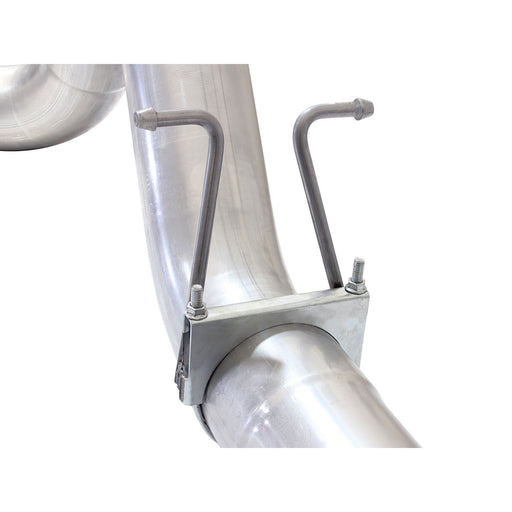 aFe Power Large Bore-HD 5 IN 409 Stainless Steel Turbo-Back Exhaust System w/ Muffler Ford Diesel Trucks 99-03 V8-7.3L (td)