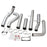 aFe Power Large Bore-HD 5 IN 409 Stainless Steel Turbo-Back Exhaust System w/ Muffler Ford Diesel Trucks 99-03 V8-7.3L (td)