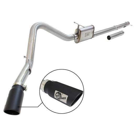 aFe Power Mach Force-Xp 3 IN to 3-1/2 IN 409 Stainless Steel Cat-Back Exhaust Ford Super Duty 99-04 V8-5.4L /V10-6.8L