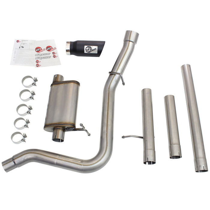 aFe Power Mach Force-Xp 3 IN to 3-1/2 IN 409 Stainless Steel Cat-Back Exhaust Ford Super Duty 99-04 V8-5.4L /V10-6.8L