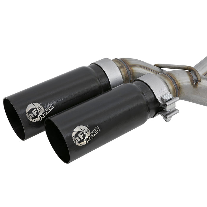 aFe Power Rebel Series 3 IN to 2-1/2 IN 409 Stainless Steel Cat-Back Exhaust Ford F-150 11-14 V6-3.5L (tt)