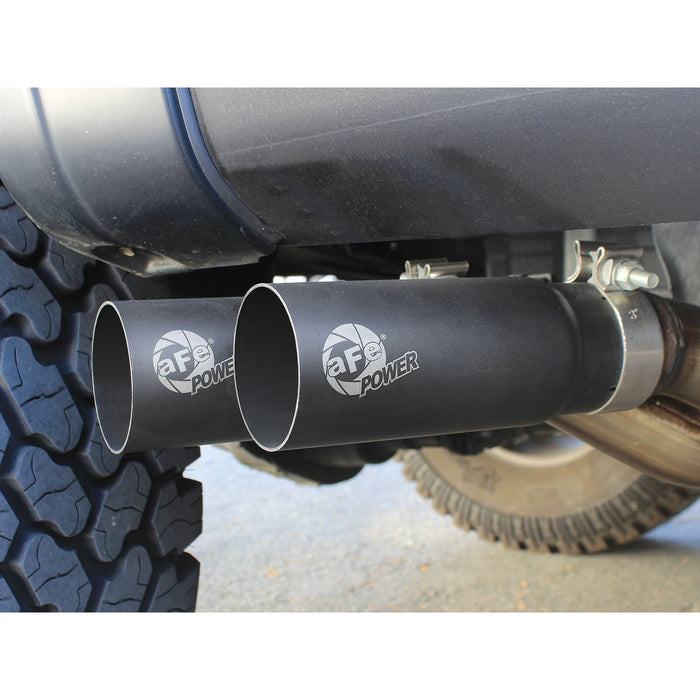 aFe Power Rebel Series 3 IN to 2-1/2 IN 409 Stainless Steel Cat-Back Exhaust Ford F-150 11-14 V6-3.5L (tt)