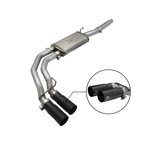aFe Power Rebel Series 3 IN to 2-1/2 IN 409 Stainless Steel Cat-Back Exhaust Ford F-150 04-08 V8-4.6/5.4L
