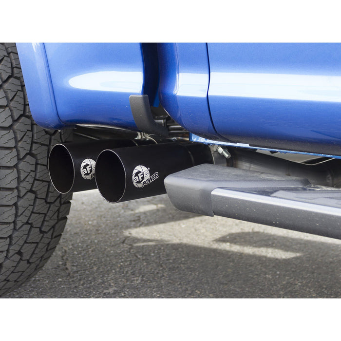 aFe Power Rebel Series 3 IN to 2-1/2 IN 409 Stainless Steel Cat-Back Exhaust Ford F-150 15-20 V6-2.7L (tt)/V6-3.5L (tt)/V8-5.0L