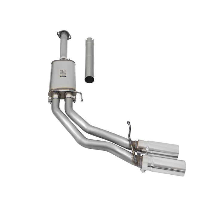 aFe Power Rebel Series 3 IN to 2-1/2 IN 409 Stainless Steel Cat-Back Exhaust Ford F-150 15-20 V6-2.7L (tt)/V6-3.5L (tt)/V8-5.0L