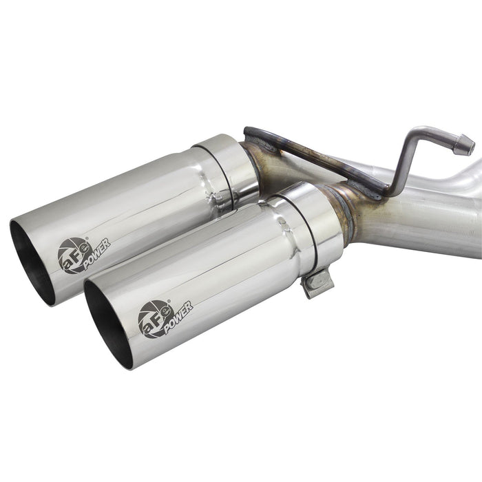 aFe Power Rebel Series 3 IN to 2-1/2 IN 409 Stainless Steel Cat-Back Exhaust Ford F-150 15-20 V6-2.7L (tt)/V6-3.5L (tt)/V8-5.0L