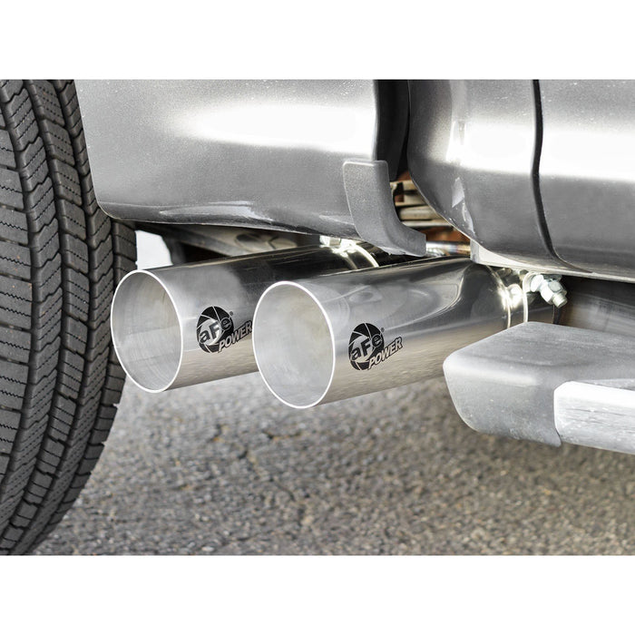 aFe Power Rebel Series 3 IN to 2-1/2 IN 409 Stainless Steel Cat-Back Exhaust Ford F-150 15-20 V6-2.7L (tt)/V6-3.5L (tt)/V8-5.0L