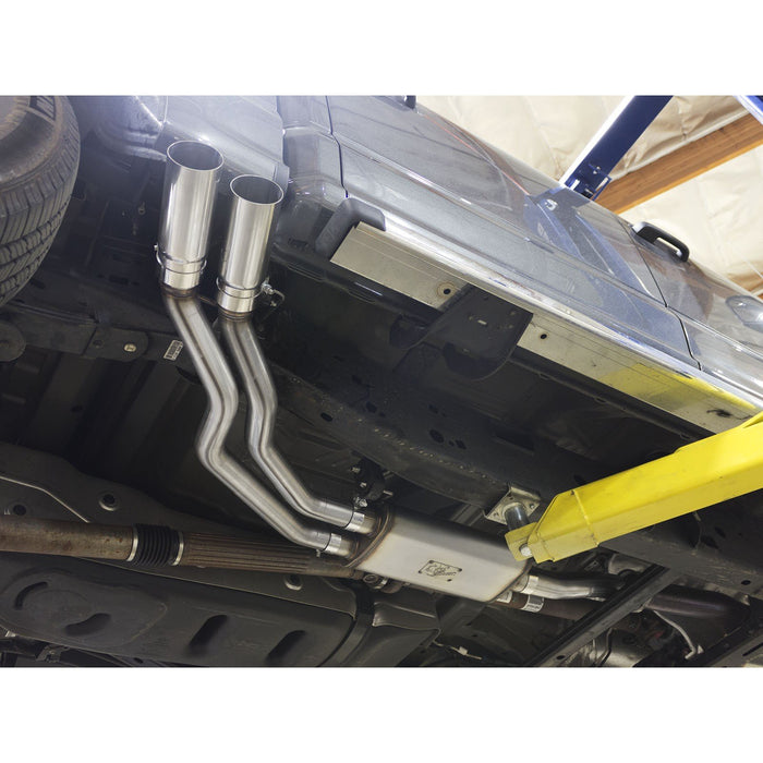 aFe Power Rebel Series 3 IN to 2-1/2 IN 409 Stainless Steel Cat-Back Exhaust Ford F-150 15-20 V6-2.7L (tt)/V6-3.5L (tt)/V8-5.0L