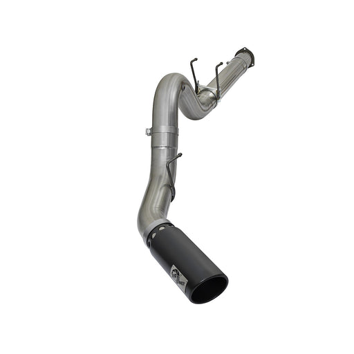 aFe Power Large Bore-HD 5 IN 409 Stainless Steel DPF-Back Exhaust System Ford Diesel Trucks 17-20 V8-6.7L (td)