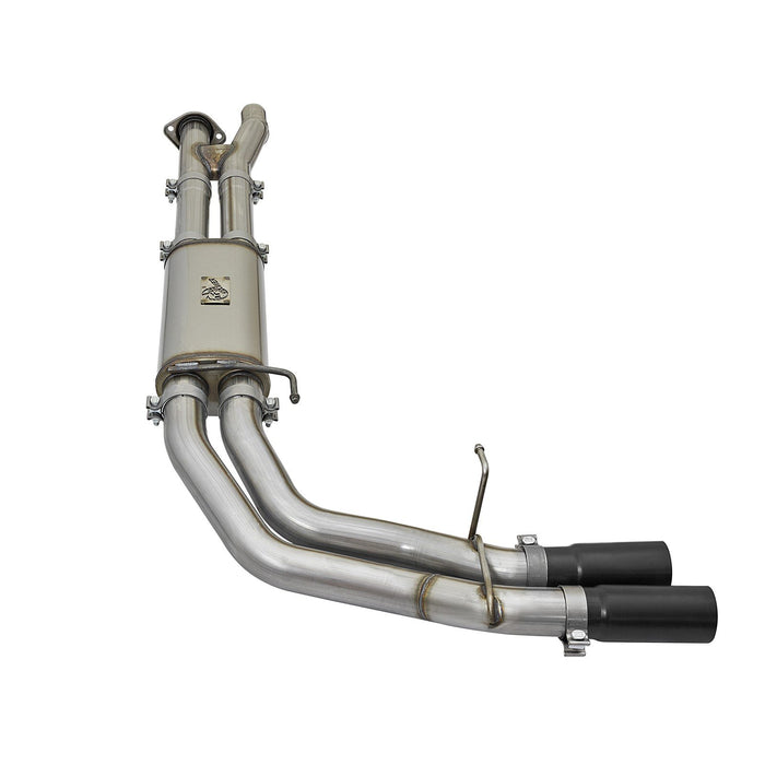 aFe Power Rebel Series 3 IN 409 Stainless Steel Cat-Back Exhaust System Ford F-150 Raptor 17-20 V6-3.5L (tt)
