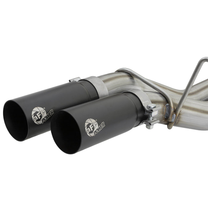 aFe Power Rebel Series 3 IN 409 Stainless Steel Cat-Back Exhaust System Ford F-150 Raptor 17-20 V6-3.5L (tt)