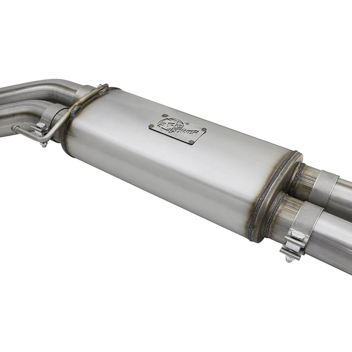 aFe Power Rebel Series 3 IN 409 Stainless Steel Cat-Back Exhaust System Ford F-150 Raptor 17-20 V6-3.5L (tt)