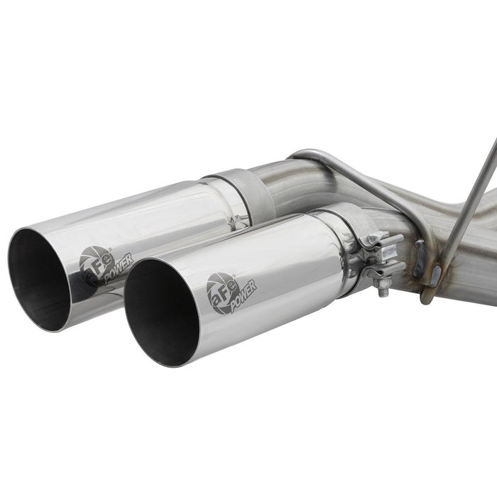 aFe Power Rebel Series 3 IN 409 Stainless Steel Cat-Back Exhaust System Ford F-150 Raptor 17-20 V6-3.5L (tt)