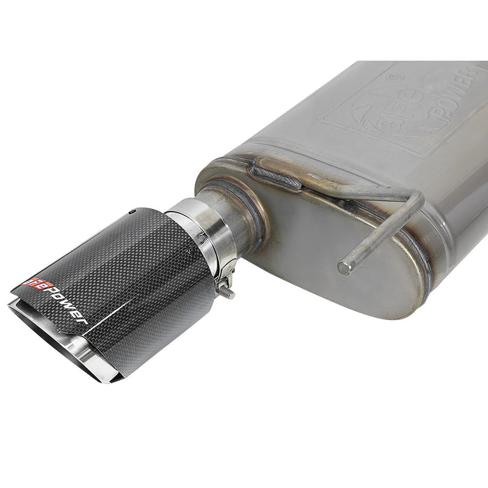 aFe Power Mach Force Xp Stainless Steel Axle Back Exhaust System Tips Ford Mustang GT 15-17 V8-5.0L