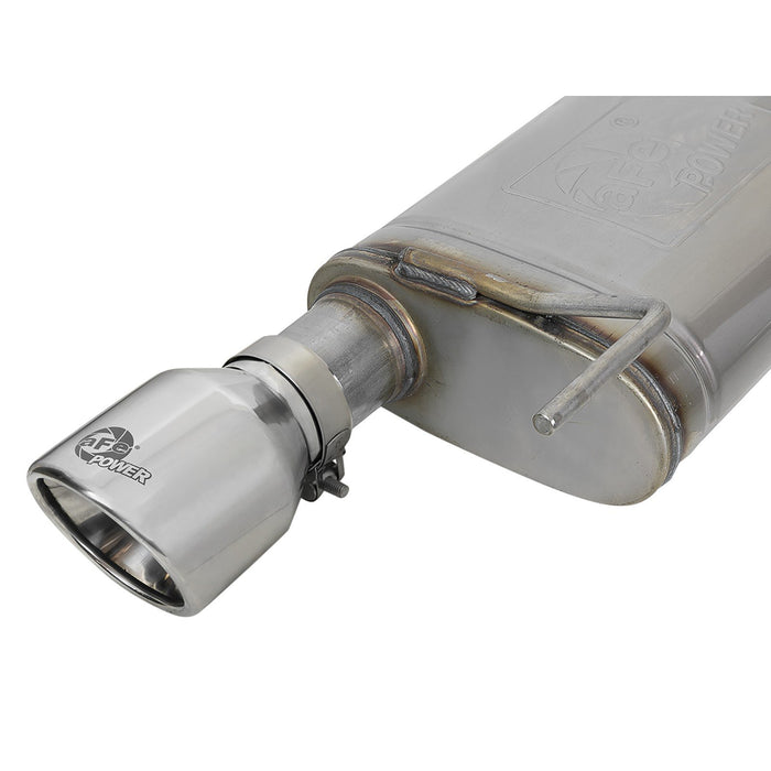 aFe Power Mach Force Xp Stainless Steel Axle Back Exhaust System Tips Ford Mustang GT 15-17 V8-5.0L