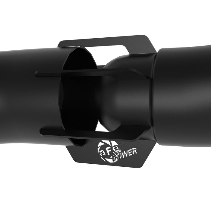 aFe Power Rebel 409 Stainless Steel DPF-Back Exhaust System Black Tips Ford F-150 18-20 V6-3.0L (td)