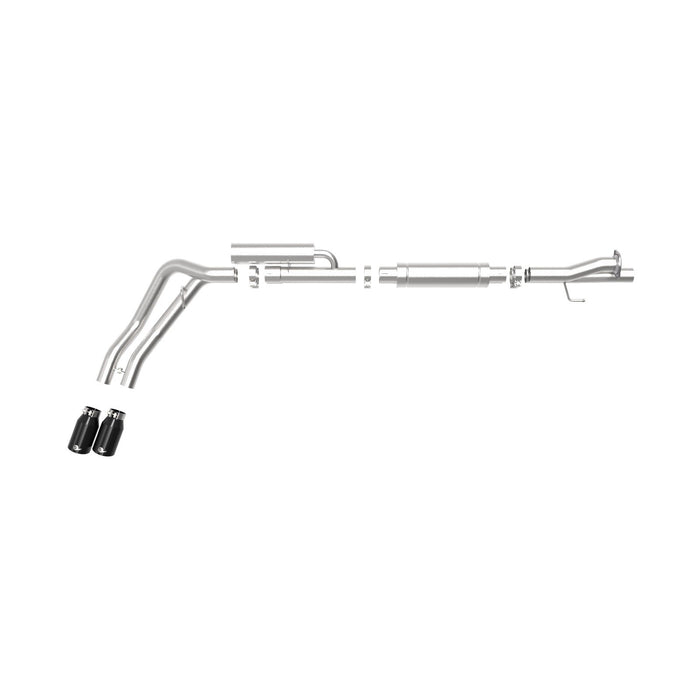 aFe Power Rebel Series 3 IN 409 Stainless Steel Cat-Back Exhaust System Ford F-250/F-350 17-20 V8-6.2/7.3L