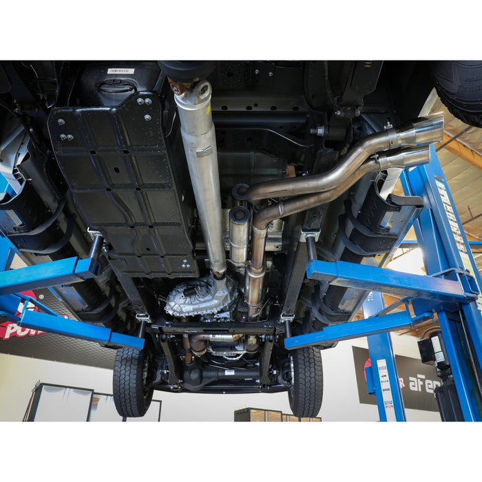 aFe Power Rebel Series 3 IN 409 Stainless Steel Cat-Back Exhaust System Ford F-250/F-350 17-20 V8-6.2/7.3L