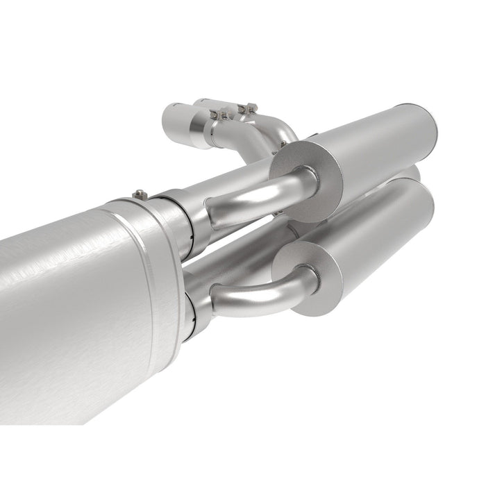 aFe Power Rebel Series 3 IN 409 Stainless Steel Cat-Back Exhaust System Ford F-250/F-350 17-20 V8-6.2/7.3L