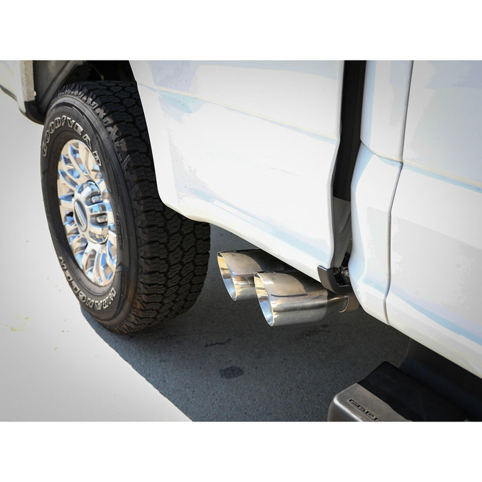aFe Power Rebel Series 3 IN 409 Stainless Steel Cat-Back Exhaust System Ford F-250/F-350 17-20 V8-6.2/7.3L