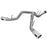 aFe Power Large Bore-HD 4 IN 409 Stainless Steel DPF-Back Exhaust System Ford Diesel Trucks 15-16 V8-6.7L (td)