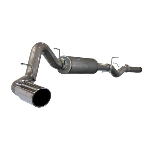 aFe Power Large Bore-HD 4 IN 409 Stainless Steel Cat-Back Exhaust System GM Diesel Trucks 06-07 V8-6.6L (td) LLY/LBZ