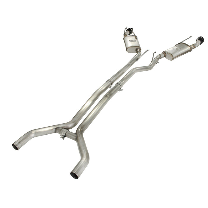 aFe Power Mach Force-Xp 2-1/2in 409 Stainless Steel Cat-Back Exhaust System w/Black Tip Chevrolet Camaro 10-13 V6-3.6L