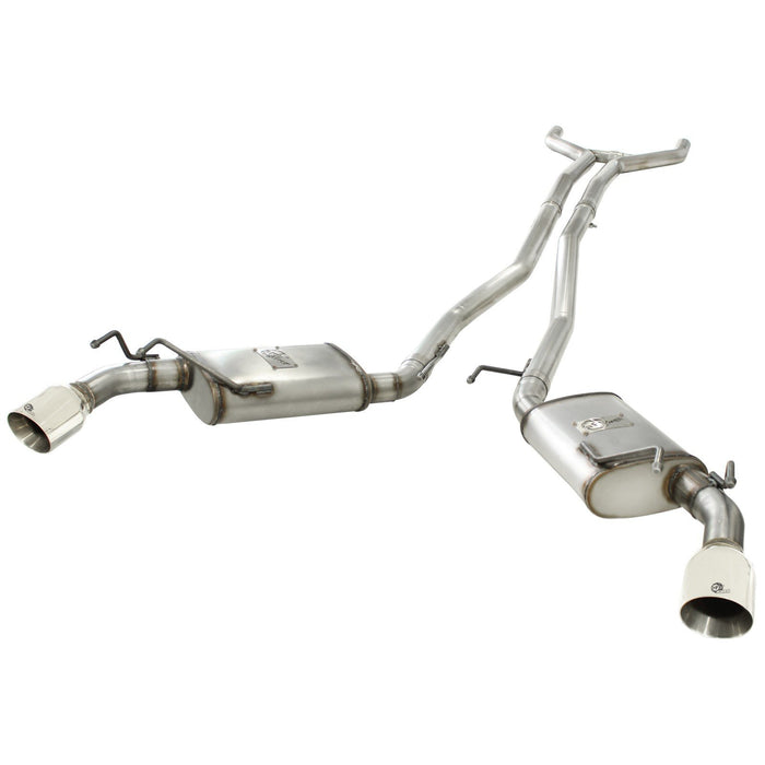 aFe Power Mach Force-Xp 2-1/2in 409 Stainless Steel Cat-Back Exhaust System w/Black Tip Chevrolet Camaro 10-13 V6-3.6L