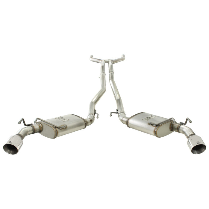 aFe Power Mach Force-Xp 2-1/2in 409 Stainless Steel Cat-Back Exhaust System w/Black Tip Chevrolet Camaro 10-13 V6-3.6L