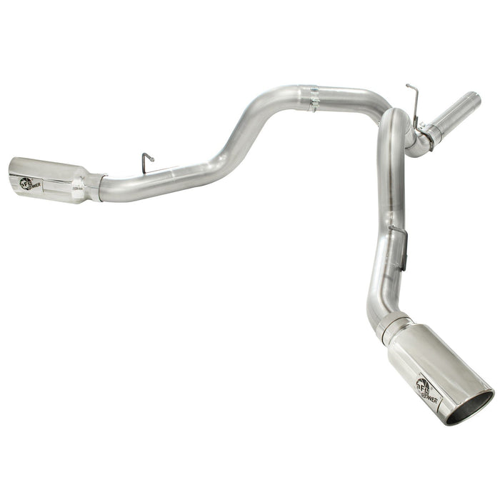 aFe Power Atlas 4 IN Aluminized Steel DPF-Back Exhaust System GM Diesel Trucks 11-16 V8-6.6L (td) LML