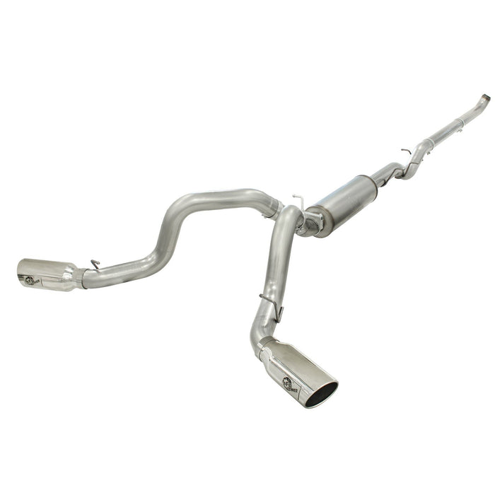 aFe Power Atlas 4 IN Aluminized Steel Downpipe-Back Exhaust System GM Diesel Trucks 02-04 V8-6.6L (td) LB7