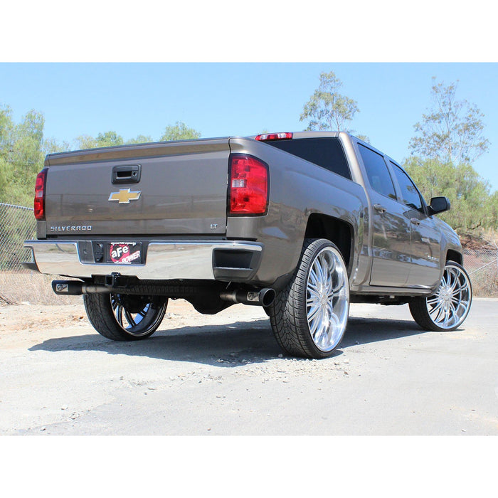aFe Power Mach Force-Xp 3 IN 409 Stainless Steel Cat-Back Exhaust System w/Black Tip GM Silverado/Sierra 1500 09-18 / Silverado LD/Sierra Limited 2019 V6-4.3/V8-4.8/5.3L