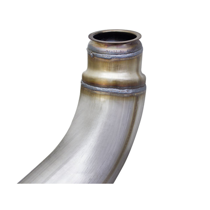 aFe Power Large Bore-HD 5 IN 409 Stainless Steel Downpipe-Back Exhaust System w/ Muffler GM Diesel Trucks 02-04 V8-6.6L (td) LB7