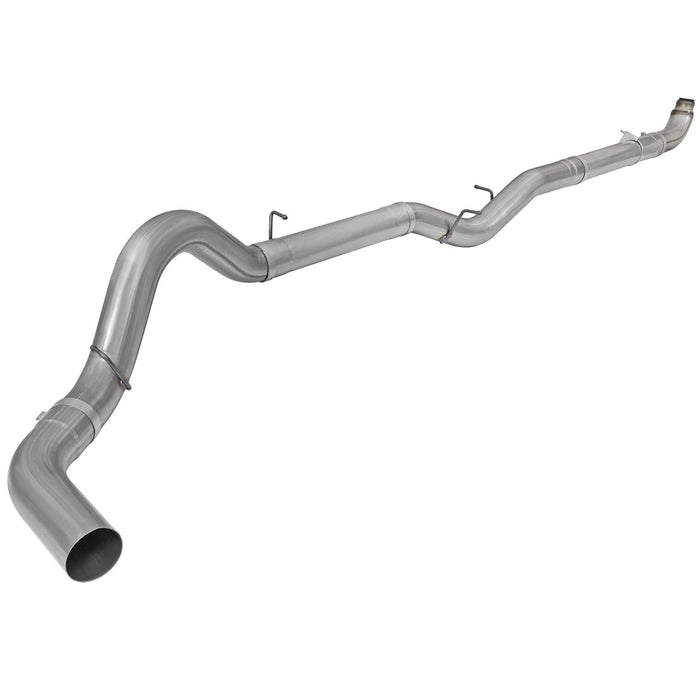 aFe Power Large Bore-HD 5 IN 409 Stainless Steel Downpipe-Back Exhaust System w/ Muffler GM Diesel Trucks 02-04 V8-6.6L (td) LB7