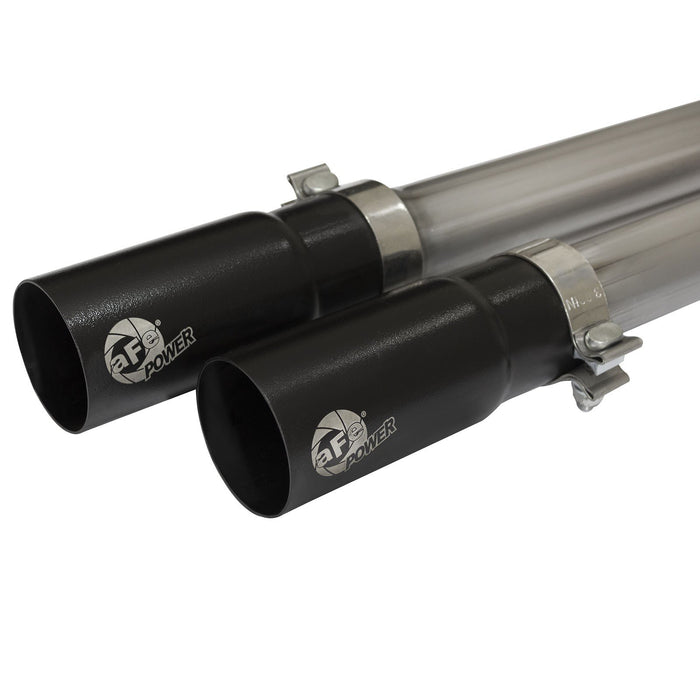 aFe Power Rebel Series 3 IN to 2-1/2 IN 409 Stainless Steel Cat-Back Exhaust w/Black Tip GM Silverado/Sierra 1500 09-18 / Silverado LD/Sierra Limited 2019 V6-4.3/V8-4.8/5.3L