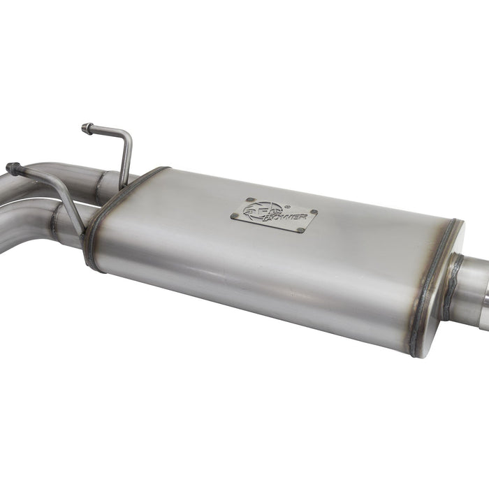 aFe Power Rebel Series 3 IN to 2-1/2 IN 409 Stainless Steel Cat-Back Exhaust w/Black Tip GM Silverado/Sierra 1500 09-18 / Silverado LD/Sierra Limited 2019 V6-4.3/V8-4.8/5.3L
