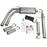 aFe Power Rebel Series 3 IN to 2-1/2 IN 409 Stainless Steel Cat-Back Exhaust w/Black Tip GM Silverado/Sierra 1500 09-18 / Silverado LD/Sierra Limited 2019 V6-4.3/V8-4.8/5.3L