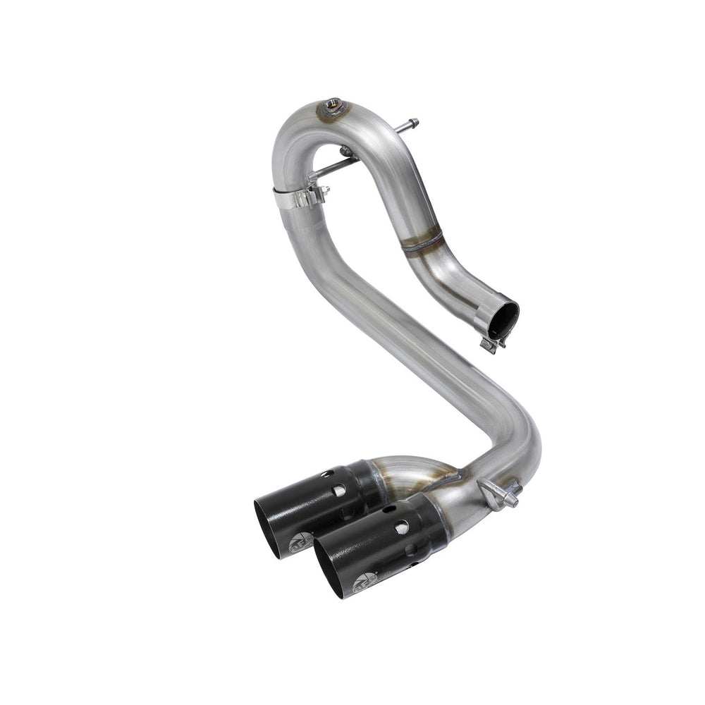 aFe Power Rebel Series 3 IN 409 Stainless Steel DPF-Back Exhaust System w/Black Tip GM Colorado/Canyon 16-20 L4-2.8L (td) LWN
