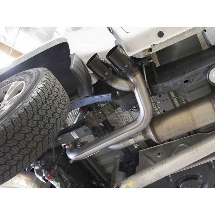 aFe Power Rebel Series 3 IN 409 Stainless Steel DPF-Back Exhaust System w/Black Tip GM Colorado/Canyon 16-20 L4-2.8L (td) LWN