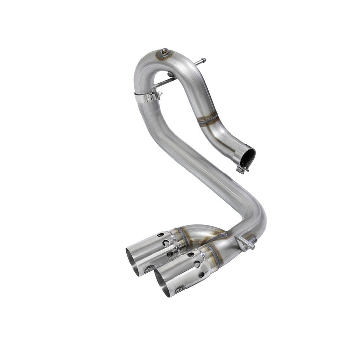 aFe Power Rebel Series 3 IN 409 Stainless Steel DPF-Back Exhaust System w/Black Tip GM Colorado/Canyon 16-20 L4-2.8L (td) LWN