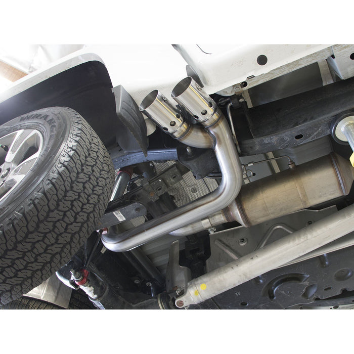 aFe Power Rebel Series 3 IN 409 Stainless Steel DPF-Back Exhaust System w/Black Tip GM Colorado/Canyon 16-20 L4-2.8L (td) LWN