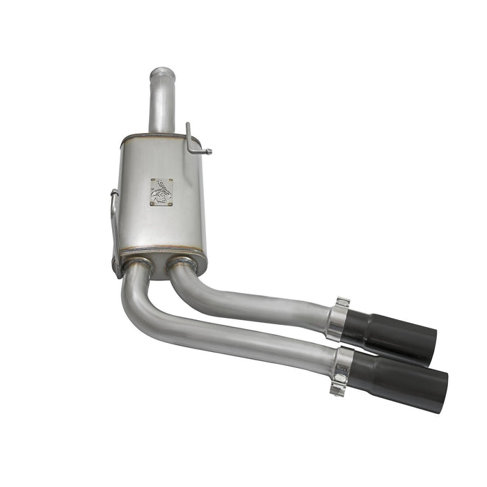 aFe Power Rebel Series 3 IN to 2-1/2 IN 409 Stainless Steel Cat-Back Exhaust w/Black Tip GM Silverado/Sierra 1500 09-18 / Silverado LD/Sierra Limited 2019 V6-4.3/V8-4.8/5.3L