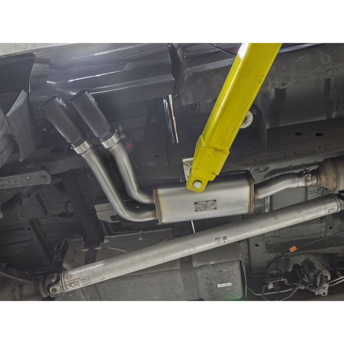 aFe Power Rebel Series 3 IN to 2-1/2 IN 409 Stainless Steel Cat-Back Exhaust w/Black Tip GM Silverado/Sierra 1500 09-18 / Silverado LD/Sierra Limited 2019 V6-4.3/V8-4.8/5.3L