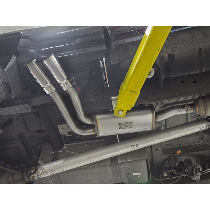 aFe Power Rebel Series 3 IN to 2-1/2 IN 409 Stainless Steel Cat-Back Exhaust w/Black Tip GM Silverado/Sierra 1500 09-18 / Silverado LD/Sierra Limited 2019 V6-4.3/V8-4.8/5.3L
