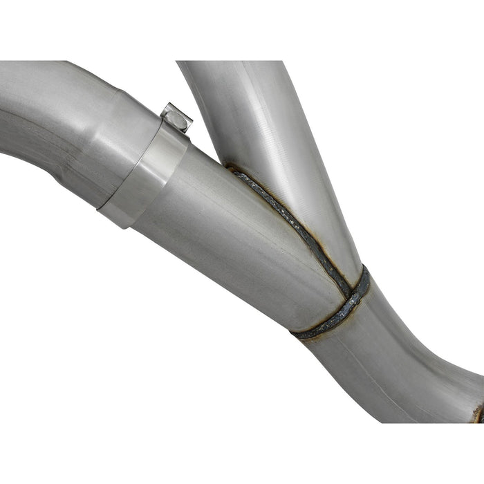 aFe Power Atlas 4 IN Aluminized Steel DPF-Back Exhaust System GM Diesel Trucks 2016 V8-6.6L (td) LML